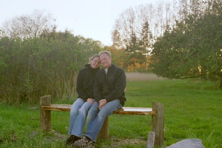 Bjarne og Dorte på bænken